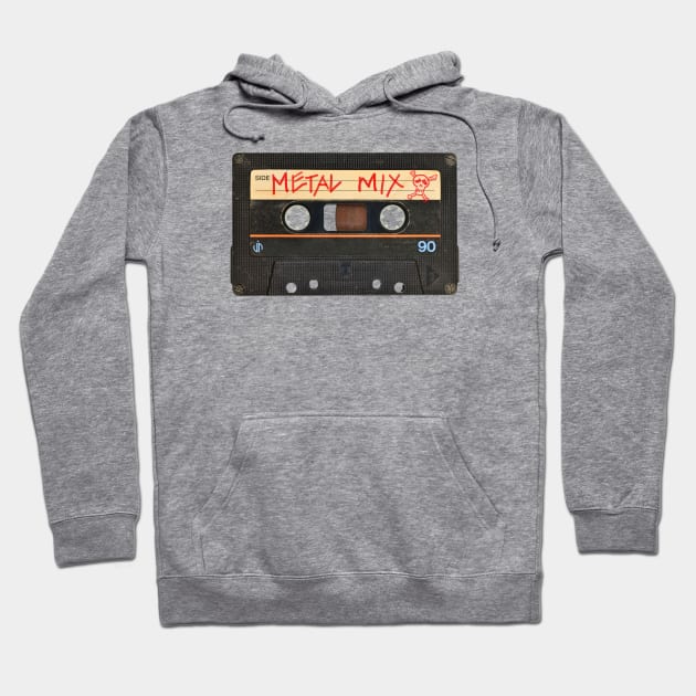 Vintage Metal Mix Tape Hoodie by JP